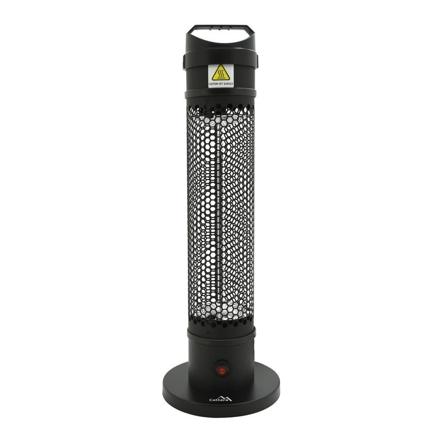 Podlahový infražiarič 1000W/230V IP44 čierna