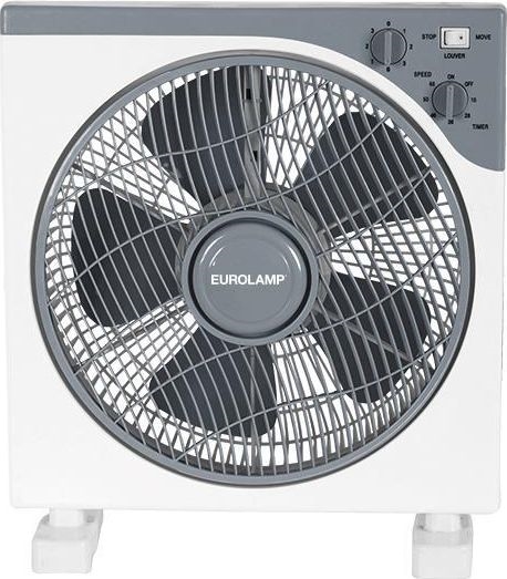 Podlahový ventilátor 45W/230V pr. 37 cm biela/šedá