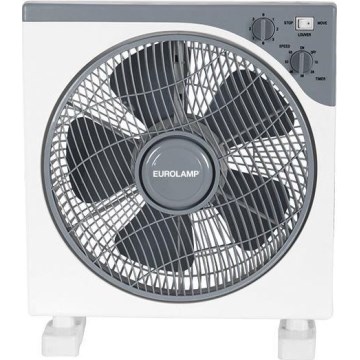 Podlahový ventilátor 45W/230V pr. 37 cm biela/sivá