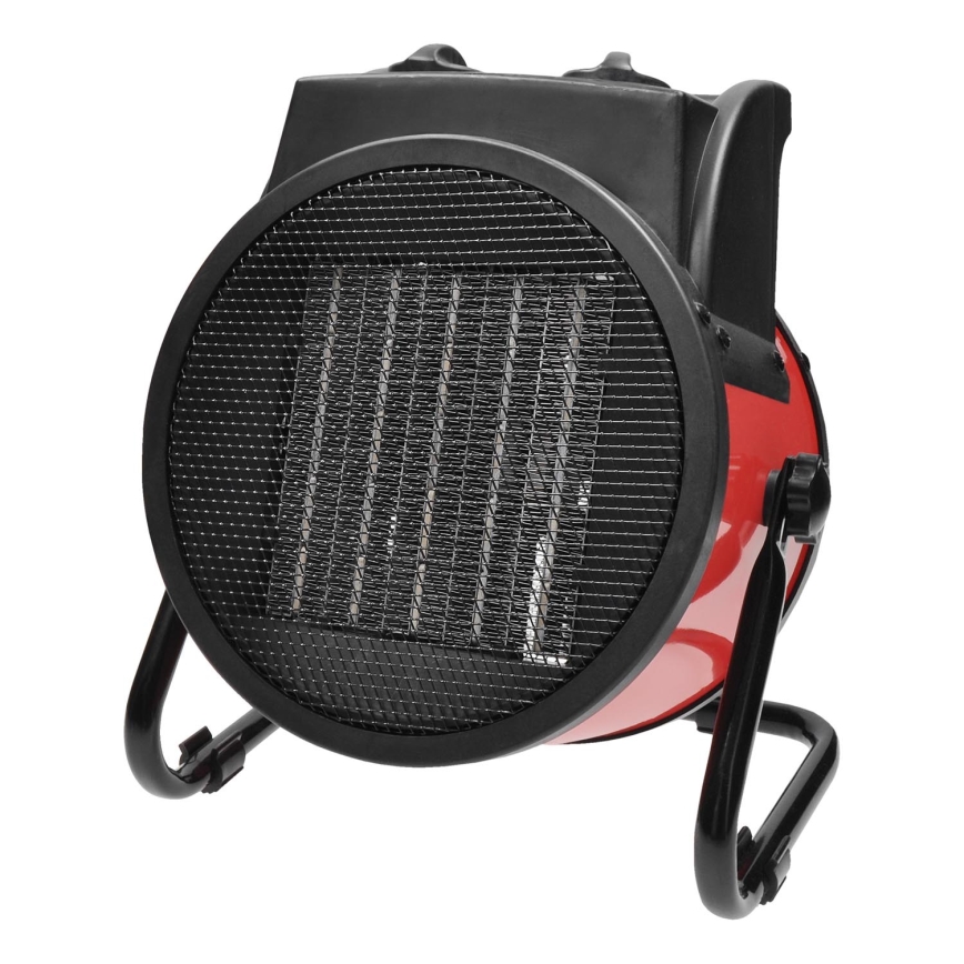 Podlahový ventilátor s keramickým výhrevným telesom 3000W/230V čierna