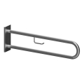 Podporné madlo 10x25 cm nerezová oceľ/strieborné