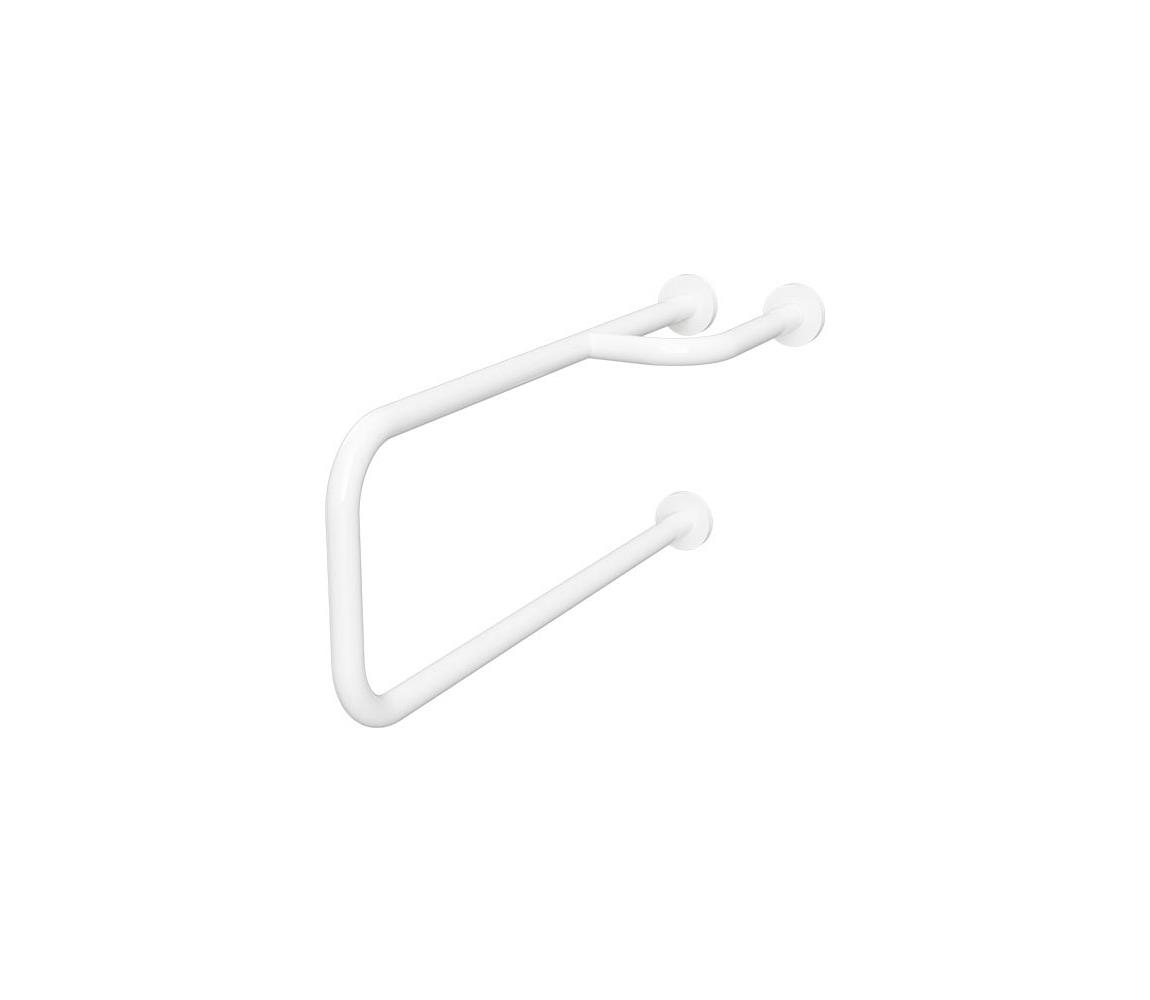 BEMETA Podporné madlo 23,5x38 cm biele 301122113