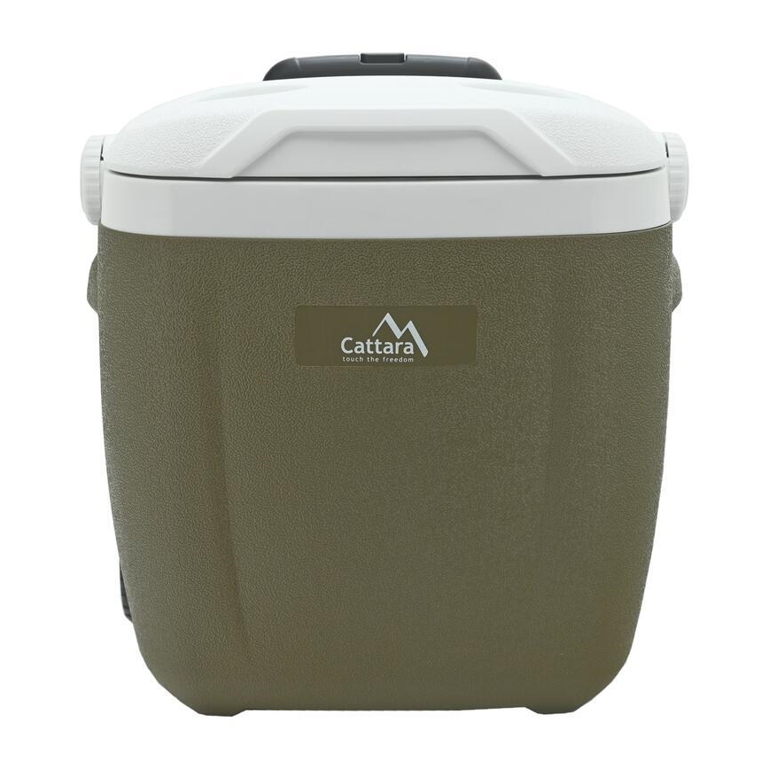Pojazdný chladiaci box 16 l zelený