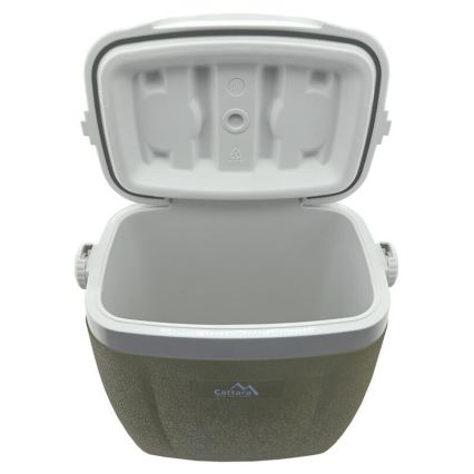 Pojazdný chladiaci box 16 l zelený