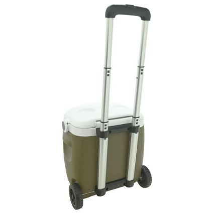 Pojazdný chladiaci box 16 l zelený