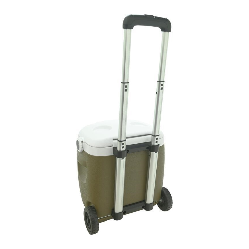 Pojazdný chladiaci box 16 l zelený