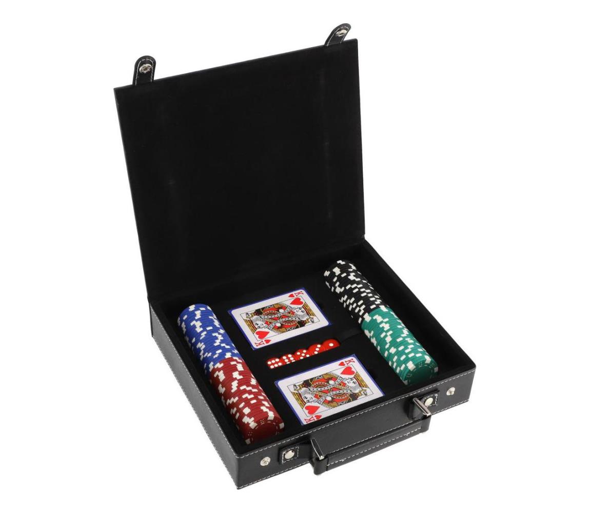 Teddies Pokerová sada v kufríku, 100 ks 00861617
