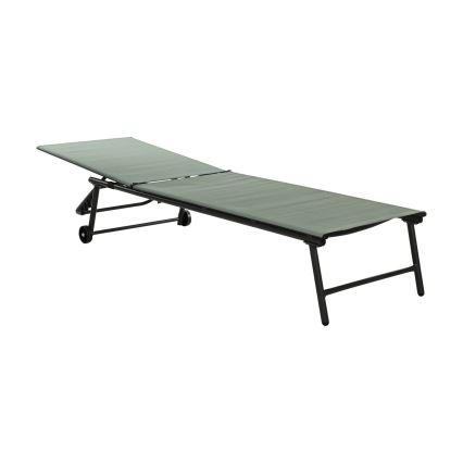 Polohovateľné lehátko TERA 57x185 cm zelené