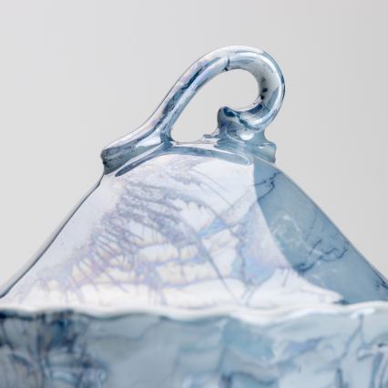 Porcelánová čajová sada mramor modrá