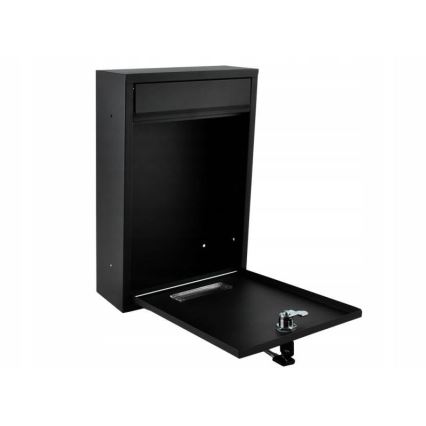 Poštová schránka 21,7x32 cm čierna