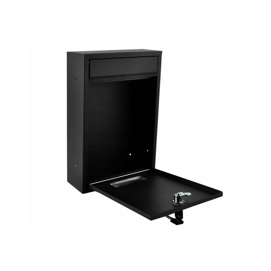 Poštová schránka 21,7x32 cm čierna