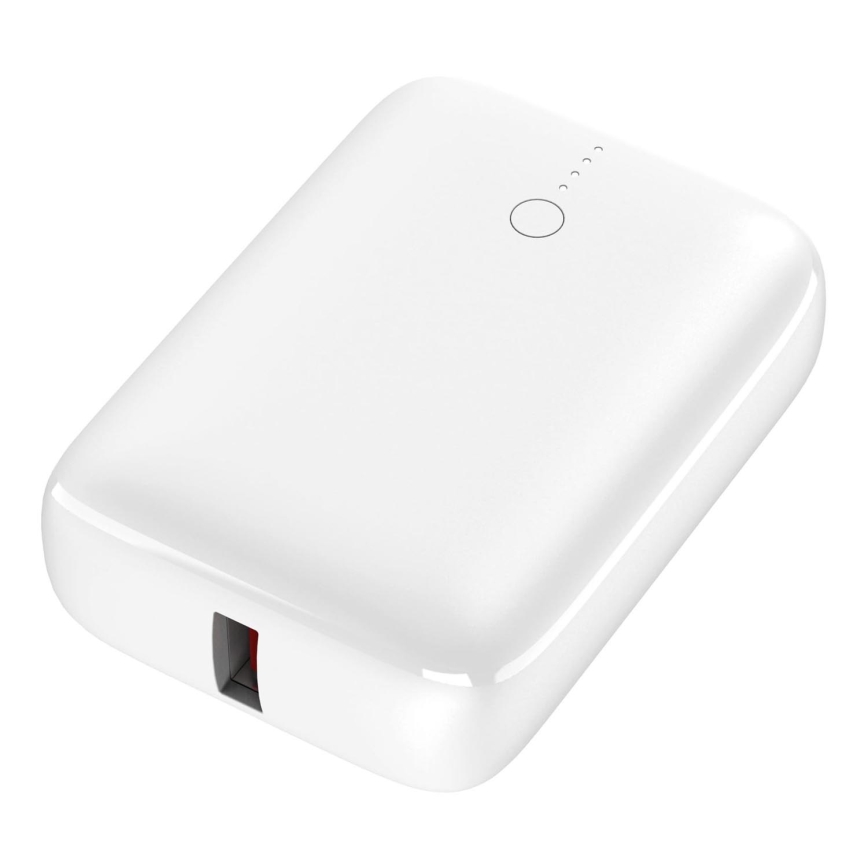 Powerbanka Power Delivery Compact 10000 mAh/22,5W/3,7V biela