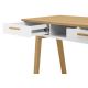 Pracovný stôl FRISK 75x100 cm dub/biela
