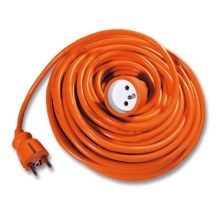 Predlžovací kábel 20 m oranžová
