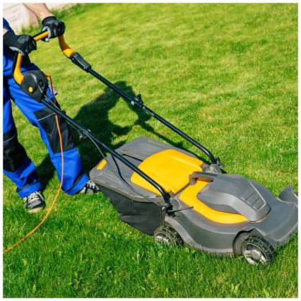 Predlžovací kábel LINEA G, 1 zásuvka, 30 m, oranžový