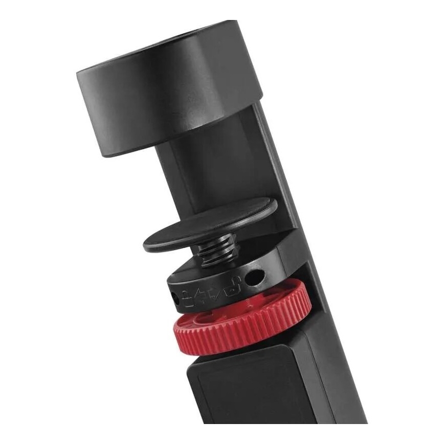 Predlžovací kábel s uchytením na stôl 3Z + 3xUSB 1,5m čierna