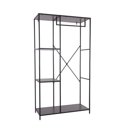 Predsieňová stena CARLO 167x90 cm čierna