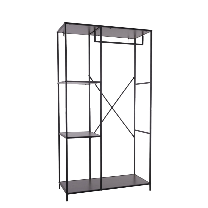 Predsieňová stena CARLO 167x90 cm čierna