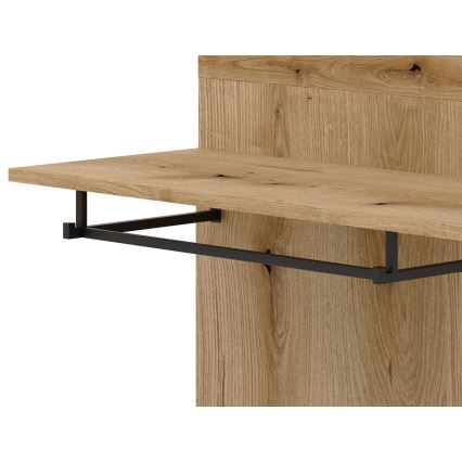 Predsieňová stena so zrkadlom SVEN hnedá/biela