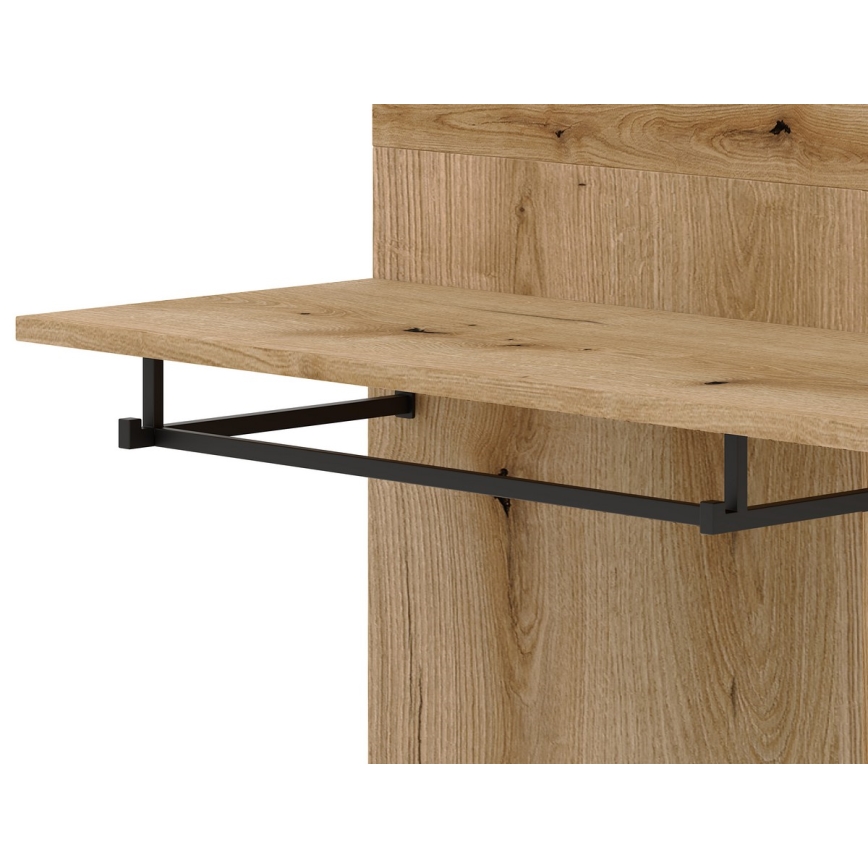 Predsieňová stena so zrkadlom SVEN hnedá/biela