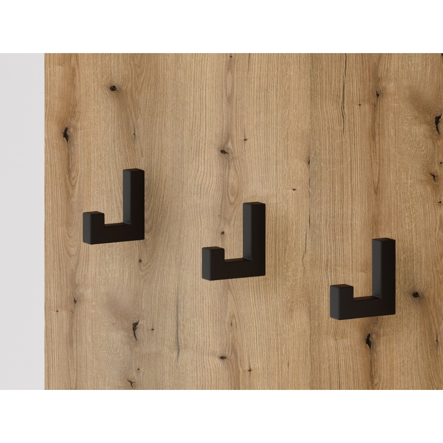 Predsieňová stena so zrkadlom SVEN hnedá/biela