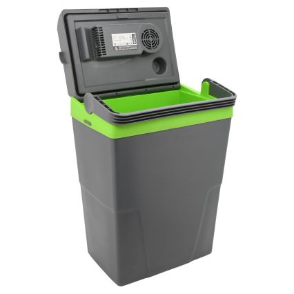 Prenosná autochladnička 22 l 55W/12V/230V šedá/zelená