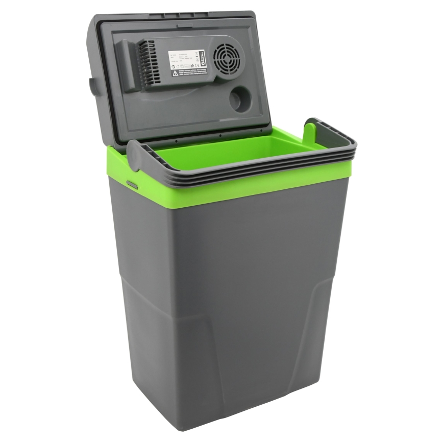 Prenosná autochladnička 22 l 55W/12V/230V šedá/zelená