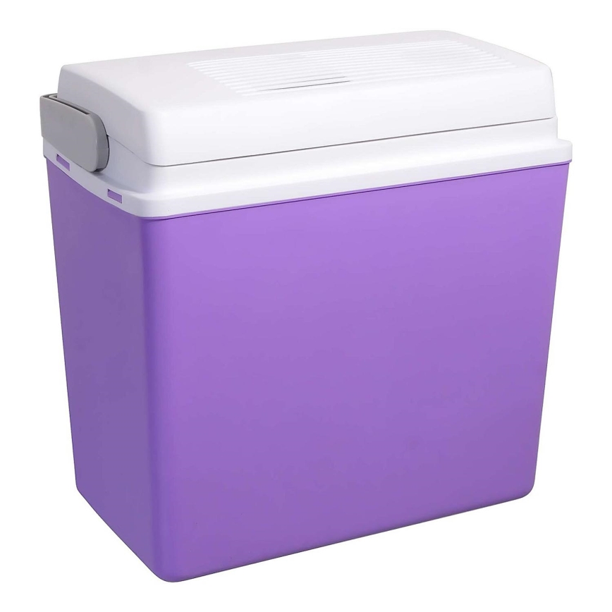Prenosná autochladnička 23 l 55W/12V/230V fialová/biela