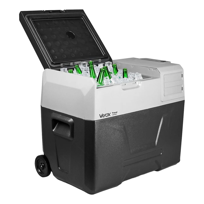 Prenosná autochladnička s LCD displejom 40 l 230V/12V/24V čierna