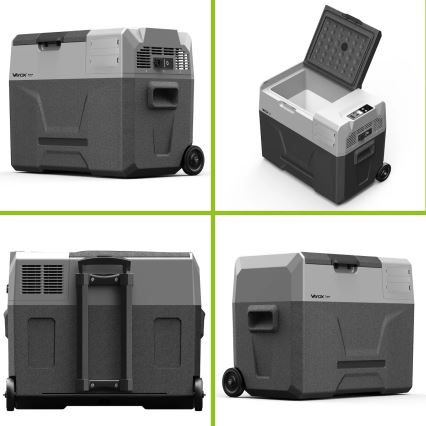 Prenosná autochladnička s LCD displejom 40 l 230V/12V/24V čierna