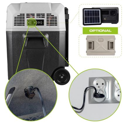 Prenosná autochladnička s LCD displejom 40 l 230V/12V/24V čierna