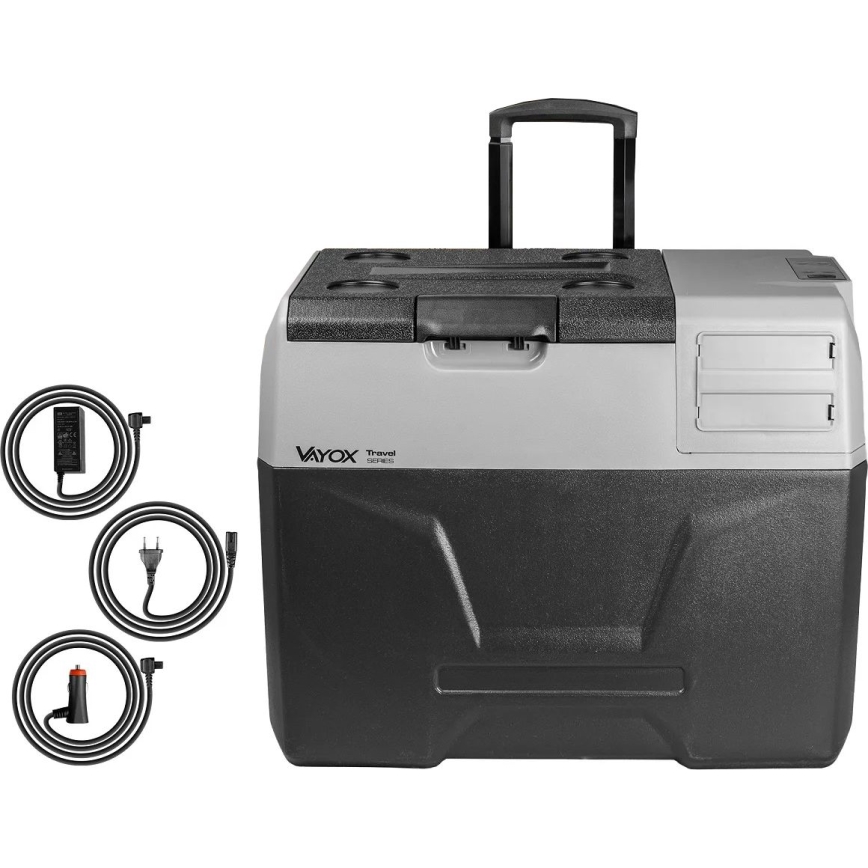 Prenosná autochladnička s LCD displejom 40 l 230V/12V/24V čierna