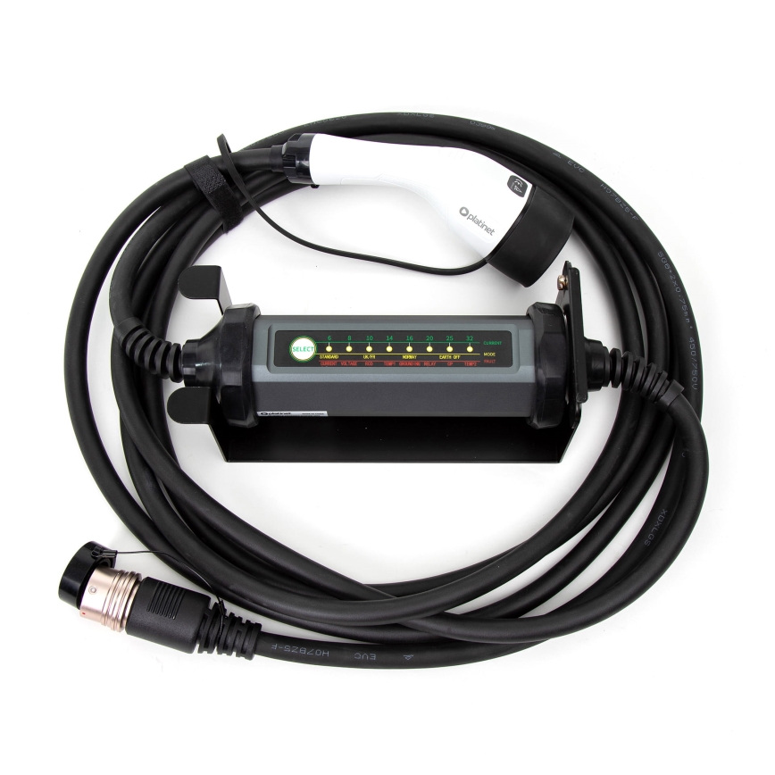 Prenosná nabíjačka pre elektromobily s 4 adaptérmi Type 2 32A/480V 22kW 7m IP67