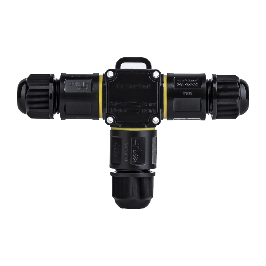 Prepojovací T konektor IP68 450V