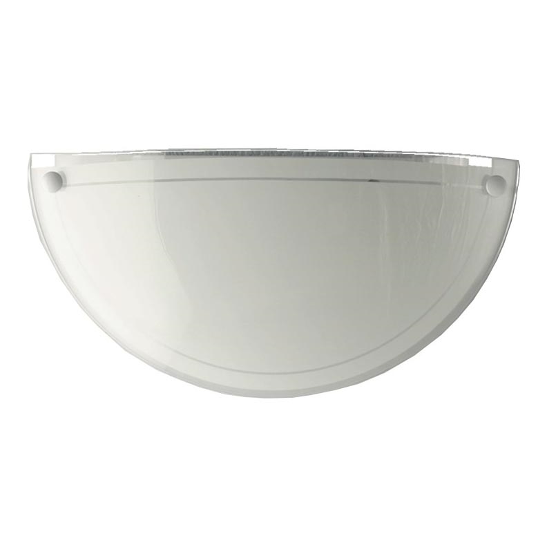 Prezent 1421 NS - Náhradné sklo pre nástenné svietidlo DISC E27 12,5x25 cm biela