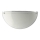 Prezent 1421 NS - Náhradné sklo pre nástenné svietidlo DISC E27 12,5x25 cm biele