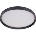 Prezent 17317 – stmievateľné stropné LED svietidlo MAYSA, 72 W, 230 V, 3000/4000/6000 K, priemer 77 cm, čierne