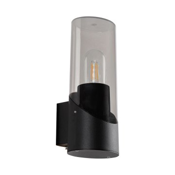 Prezent 28208A - Vonkajšie nástenné svietidlo ACREA 1xE27/35W/230V IP54 čierna