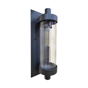 Prezent 28213A - Vonkajšie nástenné svietidlo VERTICA 1xE27/35W/230V IP54 čierna