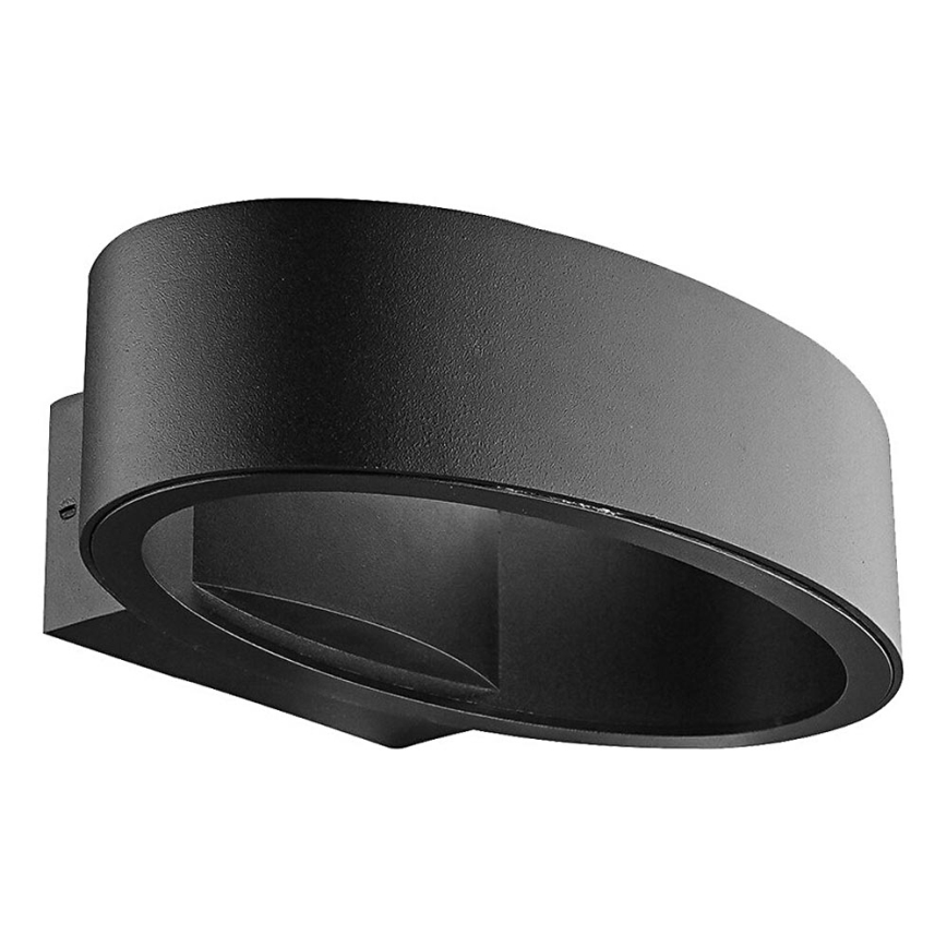 Prezent 31312 - LED Vonkajšie nástenné svietidlo REBUS LED/5W/230V IP44 čierna