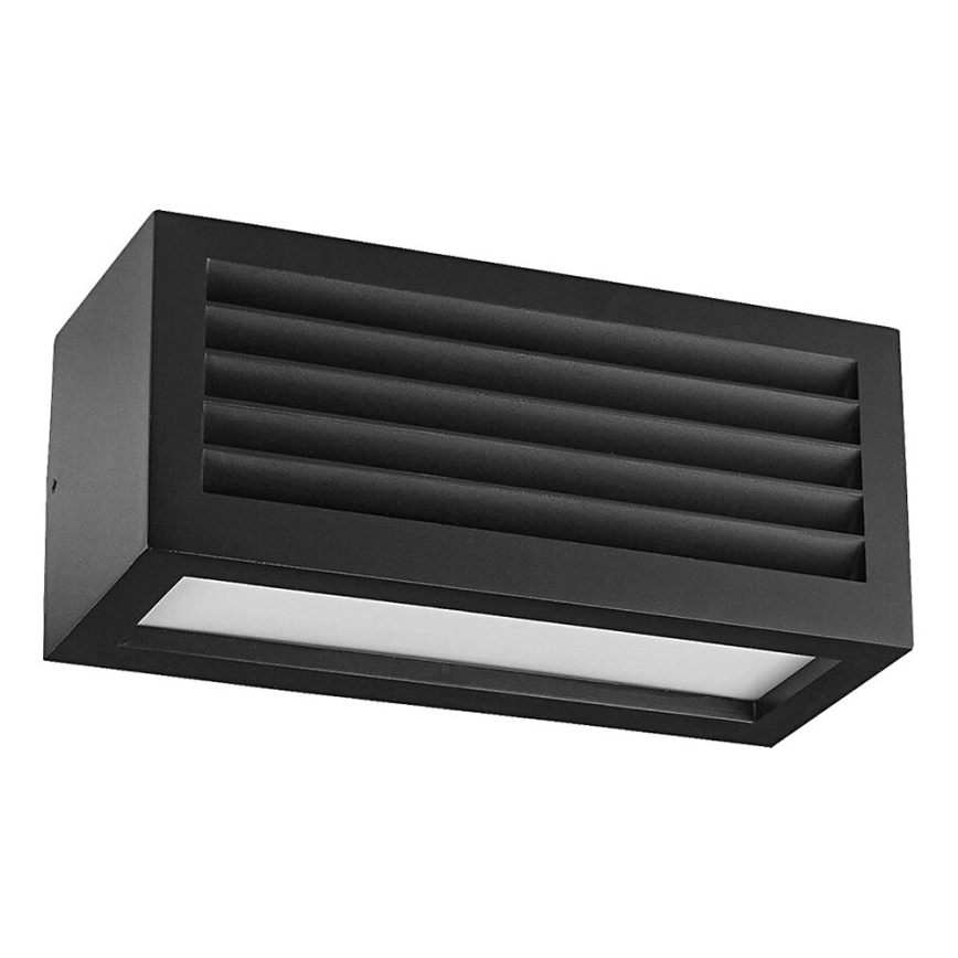 Prezent 31316 - Vonkajšie nástenné svietidlo SUEZ 1xE27/18W/230V IP44 čierna