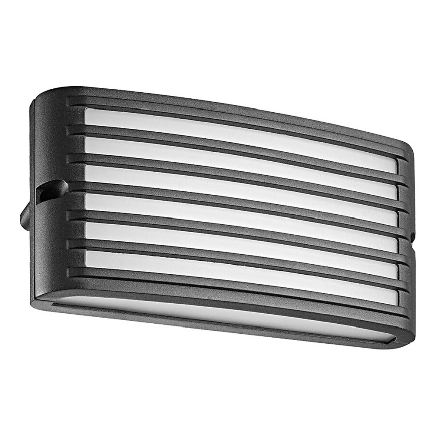 Prezent 31317 - LED Vonkajšie nástenné svietidlo PLUTO LED/9W/230V IP54 čierna
