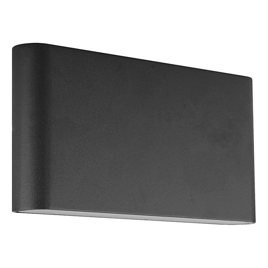Prezent 31318 - LED Vonkajšie nástenné svietidlo MAER 2xLED/5W/230V IP44 čierna