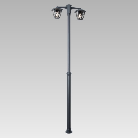 Prezent 39031 - Vonkajšia lampa SPLIT 2xE27/60W/230V IP44