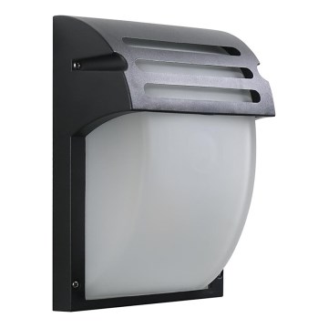 Prezent 39038 - Vonkajšie nástenné svietidlo AMALFI 1xE27/60W/230V IP44 čierna