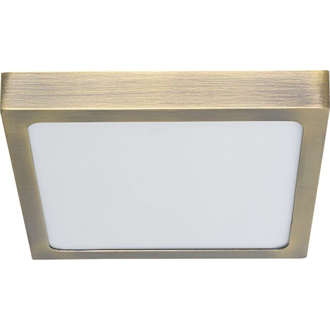 Prezent 49062 - LED Stropné svietidlo LENYS LED/9W/230V 4000K 12x12 cm mosadz