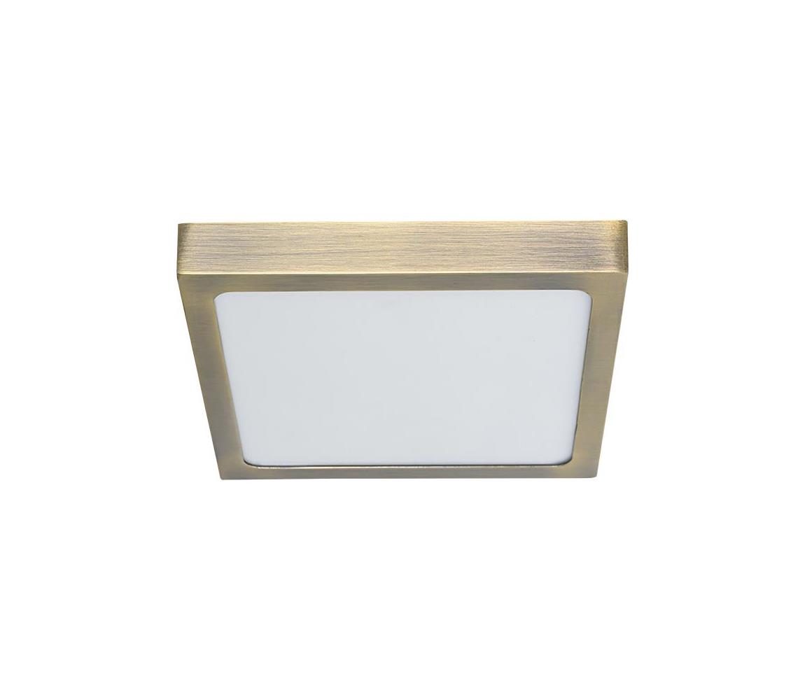 Prezent Prezent - LED Stropné svietidlo LENYS LED/9W/230V 4000K 12x12 cm mosadz