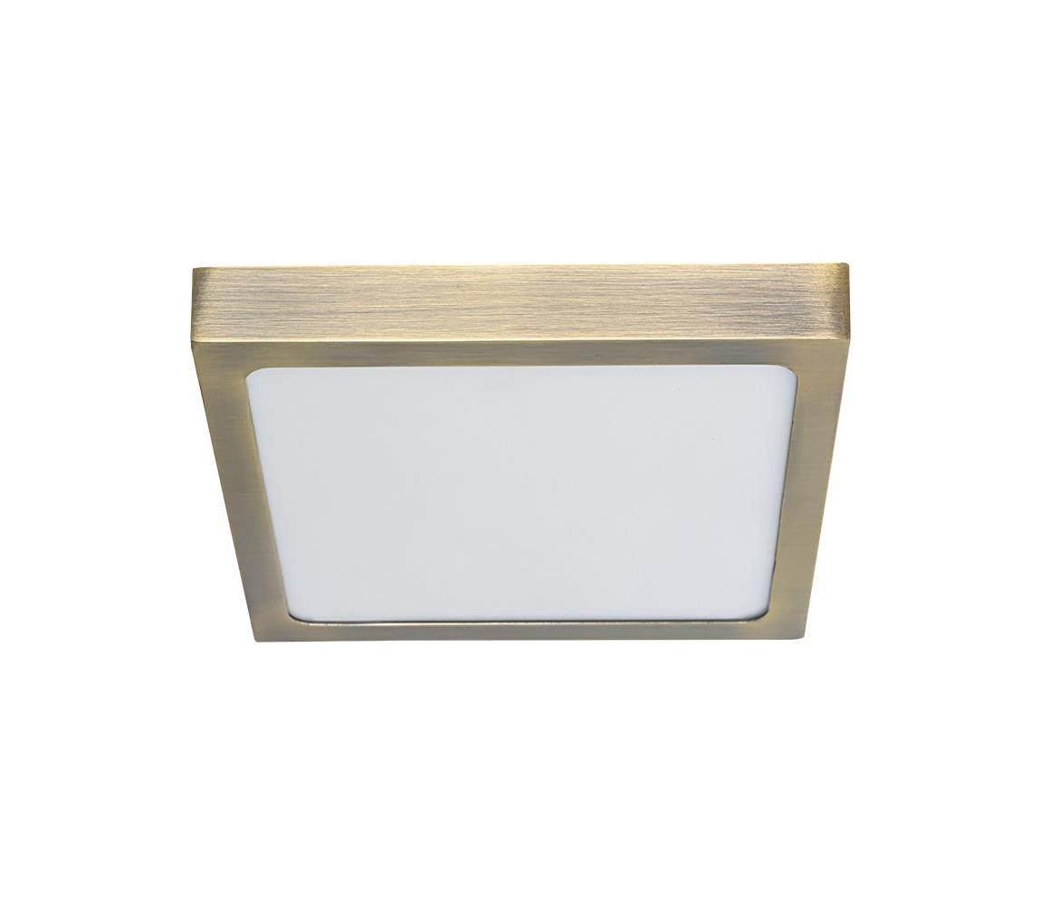 Prezent Prezent - LED Stropné svietidlo LENYS LED/15W/230V 4000K 17,5x17,5 cm mosadz