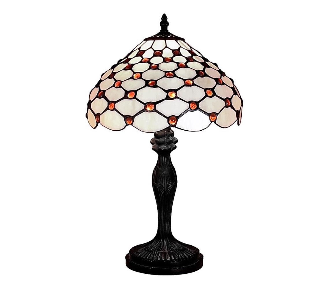 Prezent  - Stolná lampa TIFFANY 1xE27/60W
