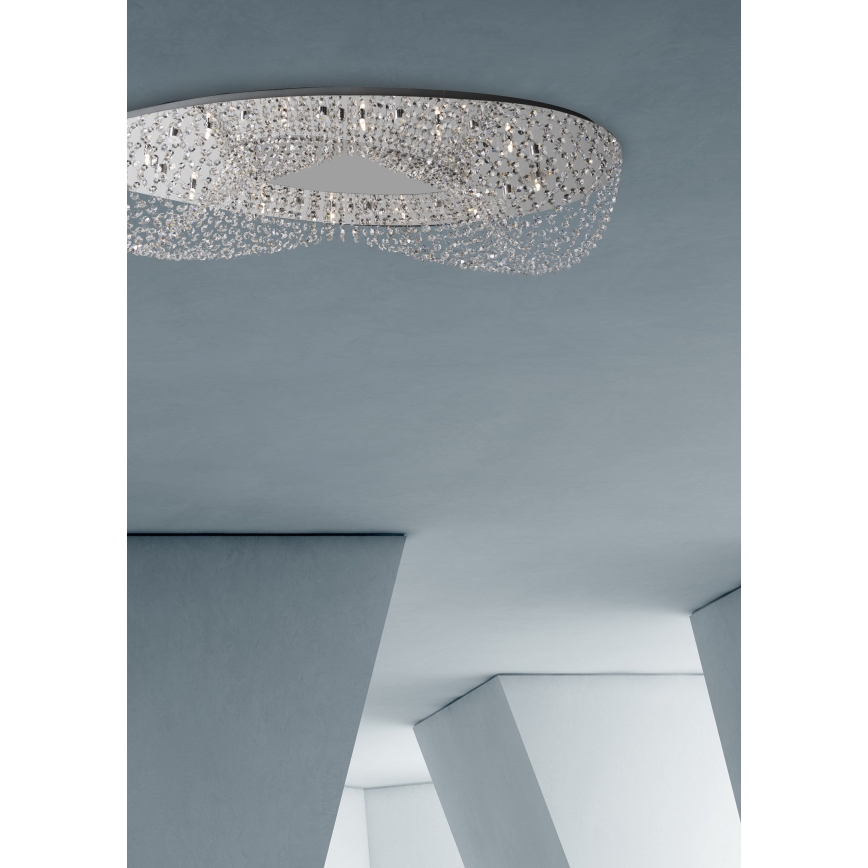 Prezent 69046 - ELIPTHON Stropné prisadené svietidlo 8xG9/33W/230V
